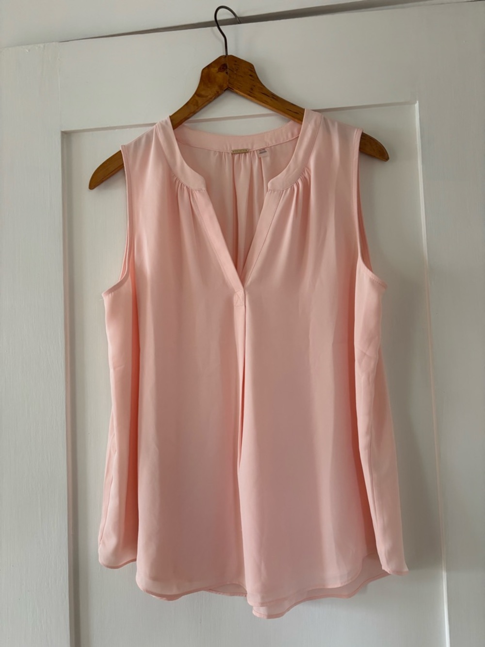 Soft Pink Sleeveless V-Neck Camisole